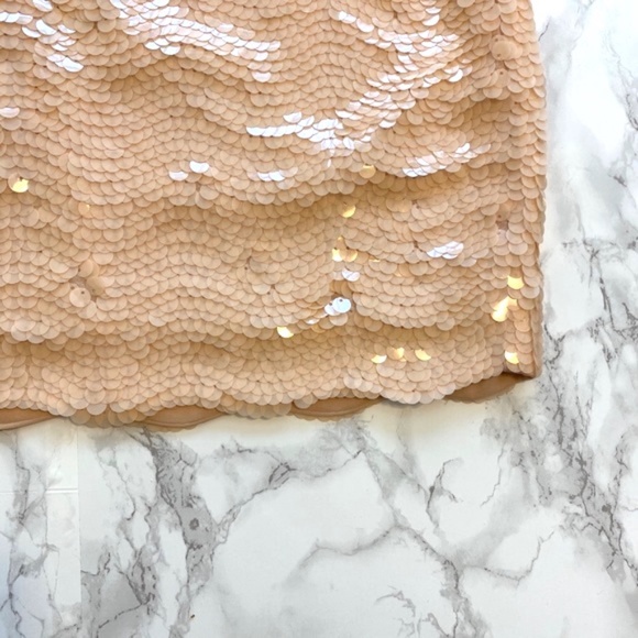 BCBGGeneration Michaela Sequined Mini Rose Size XS - Picture 4 of 8